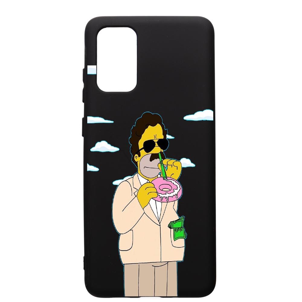 Husa de protectie Huawei P40, Narcos Simpsons, silicon, cu interiorul din material textil, protectie camera, PB440