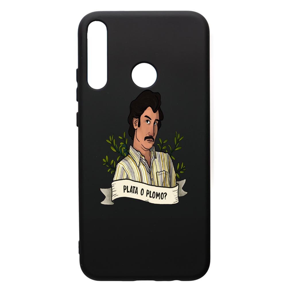 Husa de protectie Huawei P40 Lite E / Y7p, Narcos Pablo Escobar, silicon, cu interiorul din material textil, protectie camera, PB438