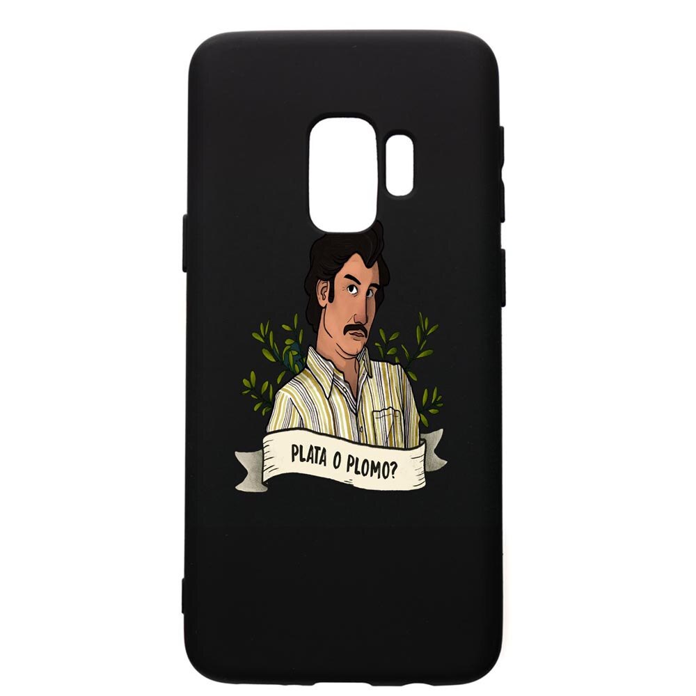 Husa de protectie Samsung Galaxy S9, Narcos Pablo Escobar, silicon, cu interiorul din material textil, protectie camera, PB438