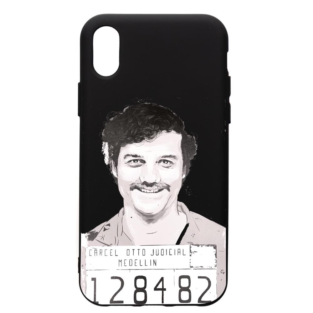 Husa de protectie Apple iPhone XS / iPhone X, Narcos Pablo Escobar, silicon, cu interiorul din material textil, protectie camera, PB443