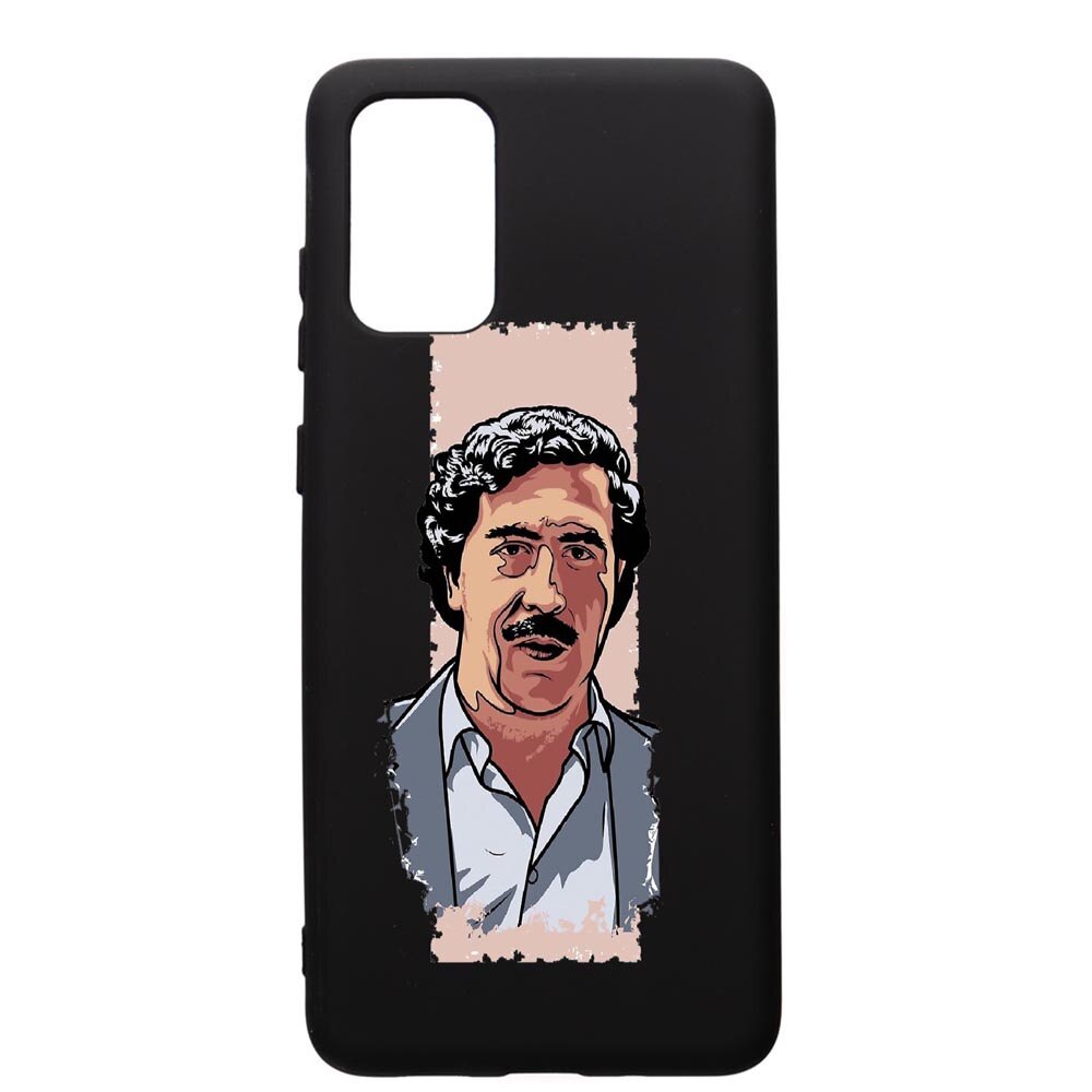 Husa de protectie Samsung Galaxy A41, Narcos Pablo Escobar, silicon, cu interiorul din material textil, protectie camera, PB442