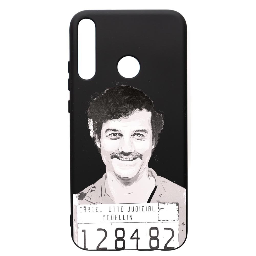 Husa de protectie Huawei P40 Lite E / Y7p, Narcos Pablo Escobar, silicon, cu interiorul din material textil, protectie camera, PB443