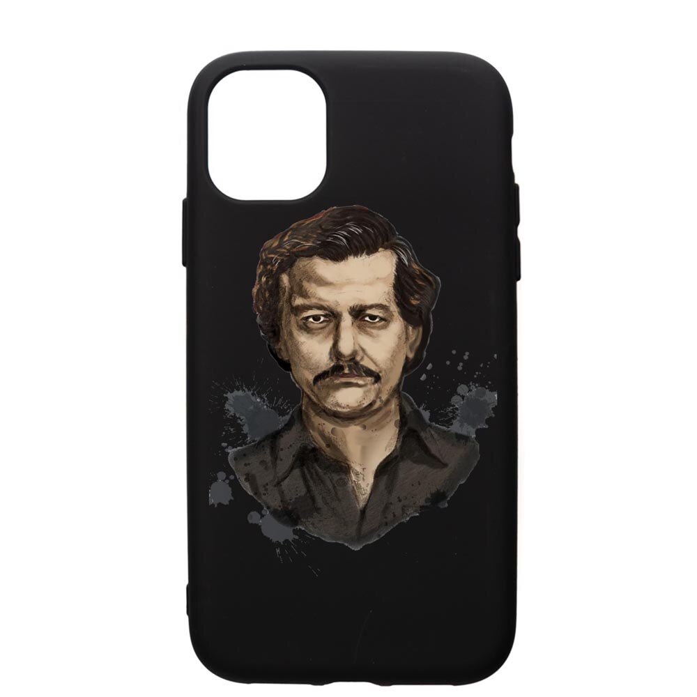 Husa de protectie Apple iPhone 11, Narcos Pablo Escobar, silicon, cu interiorul din material textil, protectie camera, PB445