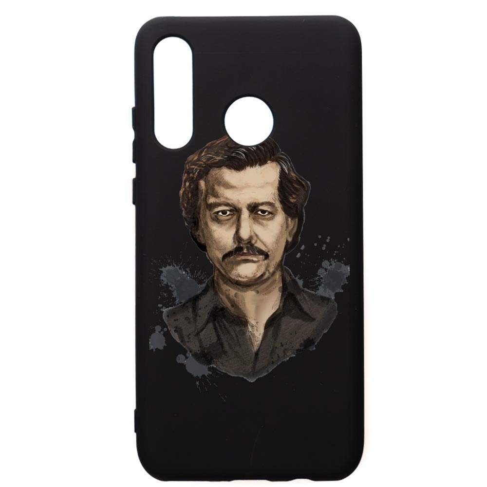 Husa de protectie Huawei P30 Lite, Narcos Pablo Escobar, silicon, cu interiorul din material textil, protectie camera, PB445