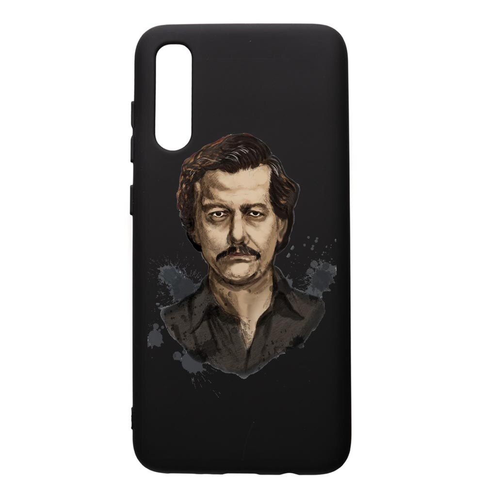 Husa de protectie Samsung Galaxy A50, Narcos Pablo Escobar, silicon, cu interiorul din material textil, protectie camera, PB445