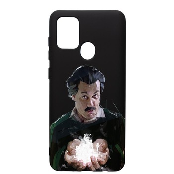 Husa de protectie Samsung Galaxy A21, Narcos Pablo Escobar, silicon, cu interiorul din material textil, protectie camera, PB446 Husa de protectie Samsung Galaxy A21, Narcos Pablo Escobar, silicon, cu interiorul din material textil, protectie camera, PB446