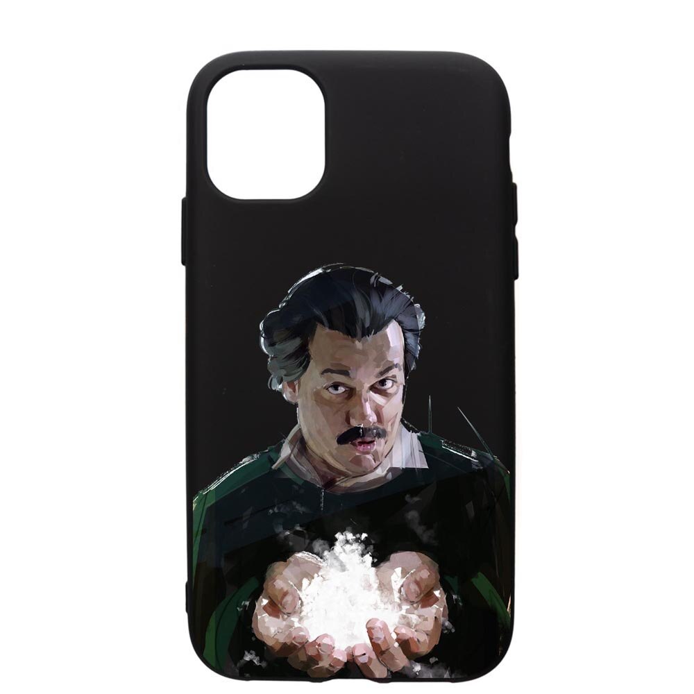 Husa de protectie Apple iPhone 11, Narcos Pablo Escobar, silicon, cu interiorul din material textil, protectie camera, PB446