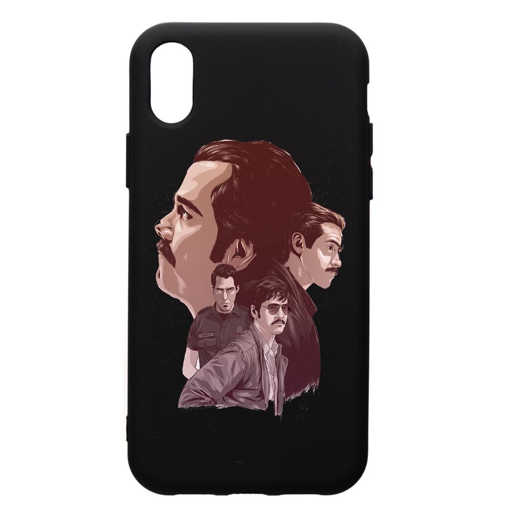 Husa de protectie Apple iPhone XS Max, Narcos, silicon, cu interiorul din material textil, protectie camera, PB448
