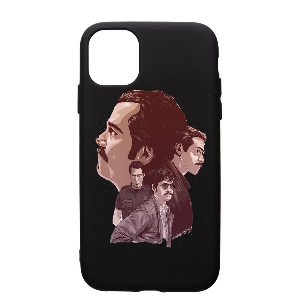 Husa de protectie Apple iPhone 12 Mini, Narcos, silicon, cu interiorul din material textil, protectie camera, PB448