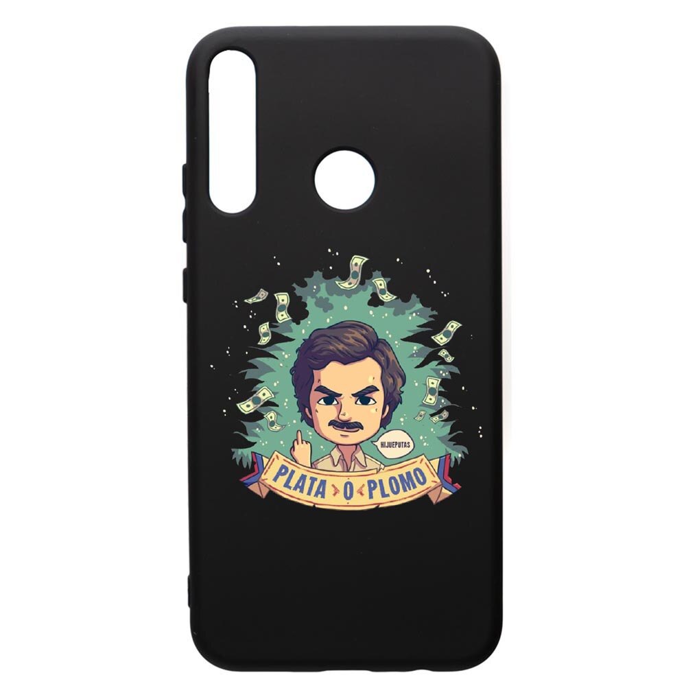 Husa de protectie Huawei P40 Lite E / Y7p, Narcos Pablo Escobar, silicon, cu interiorul din material textil, protectie camera, PB447