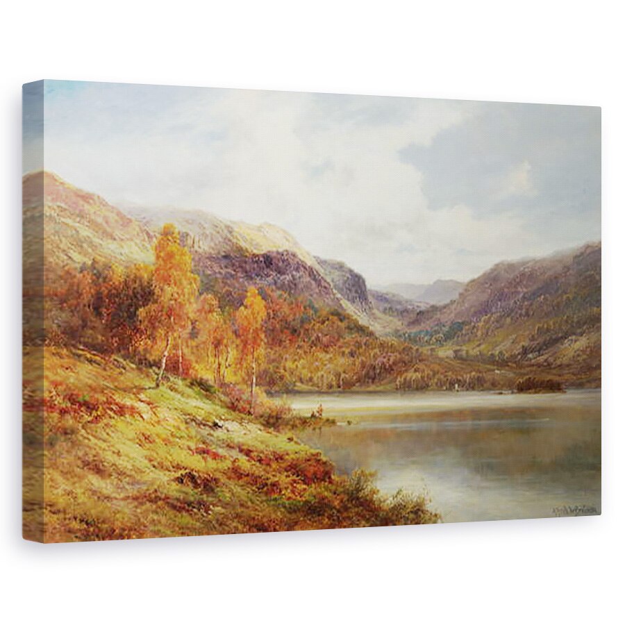 Tablou canvas - Alfred de Breanski - Octombrie in Highlands, 80 x 120cm
