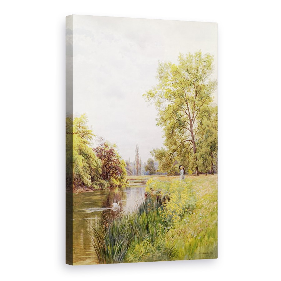 Tablou canvas - William Bradley - Tamisa la Purley, 80 x 120cm