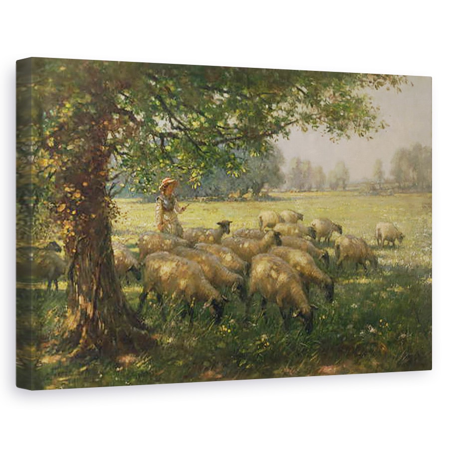 Tablou canvas - William Kay Blacklock - Pastorita, 60 x 90 cm