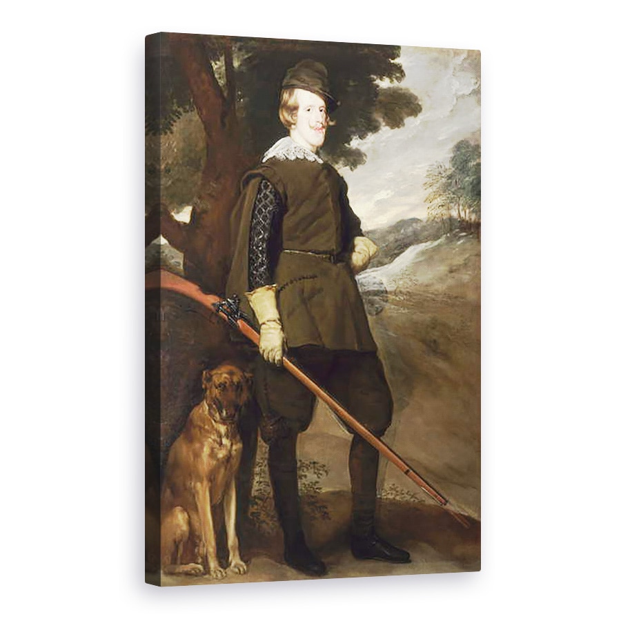 Tablou canvas - Diego Rodriguez de Silva y Velazquez - Filip al IV-lea 1605-65 Regele Spaniei, 60 x 90 cm