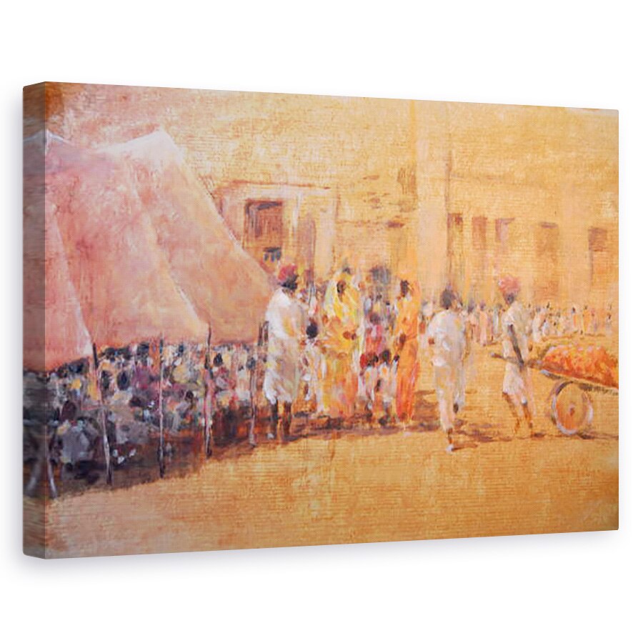 Tablou canvas - Lincoln Seligman - Scene sat, 40 x 60 cm