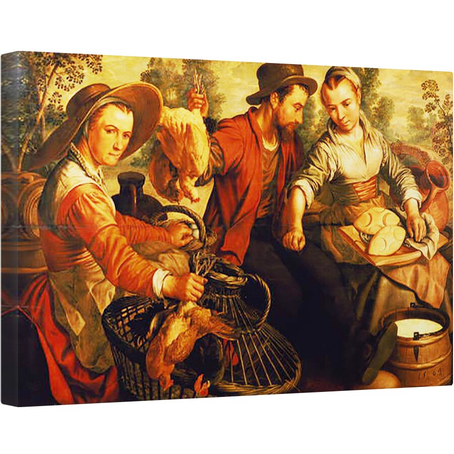 Tablou canvas - Joachim Beuckelaer - La Piata, 60 x 90 cm