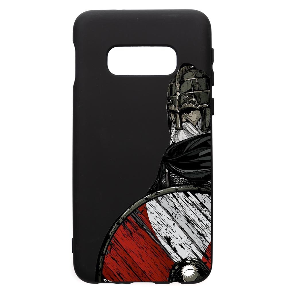 Husa de protectie Samsung Galaxy S10E, Vikings, silicon, cu interiorul din material textil, protectie camera, PB449