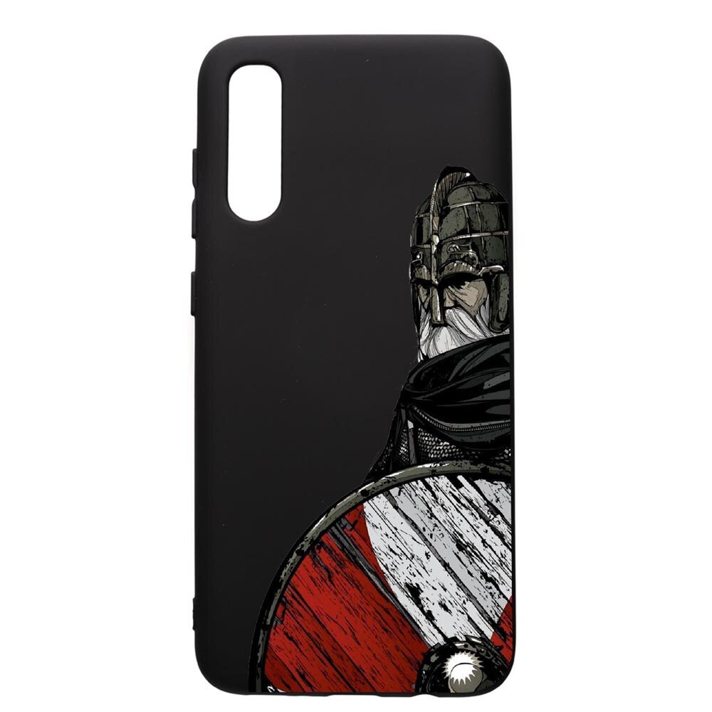 Husa de protectie Samsung Galaxy A70, Vikings, silicon, cu interiorul din material textil, protectie camera, PB449