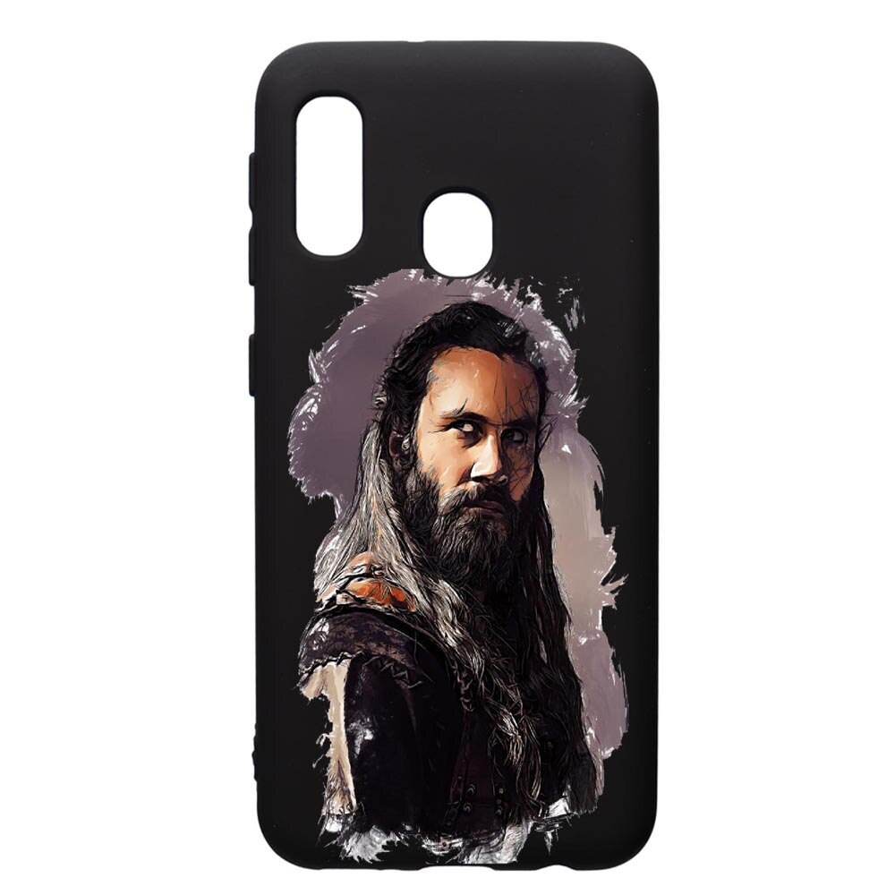 Husa de protectie Samsung Galaxy A20E, Vikings Rollo, silicon, cu interiorul din material textil, protectie camera, PB454