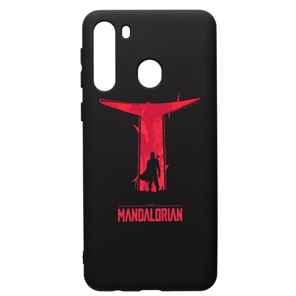 Husa de protectie Samsung Galaxy A21S, Star Wars The Mandalorian, silicon, cu interiorul din material textil, protectie camera, PB458