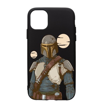 Husa de protectie Apple iPhone 12 Pro Max, Star Wars The Mandalorian, silicon, cu interiorul din material textil, protectie camera, PB461 Husa de protectie Apple iPhone 12 Pro Max, Star Wars The Mandalorian, silicon, cu interiorul din material textil, protectie camera, PB461