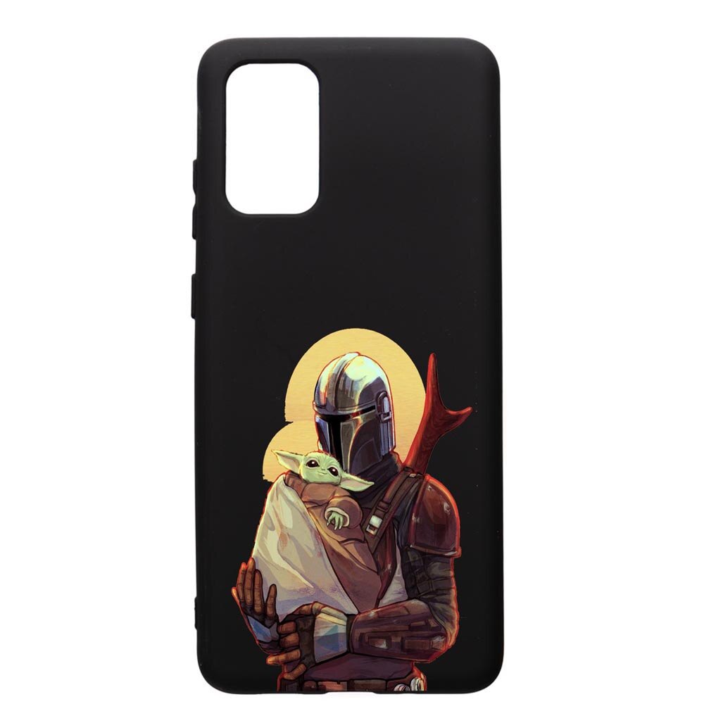 Husa de protectie Samsung Galaxy A71, Star Wars The Mandalorian, silicon, cu interiorul din material textil, protectie camera, PB465