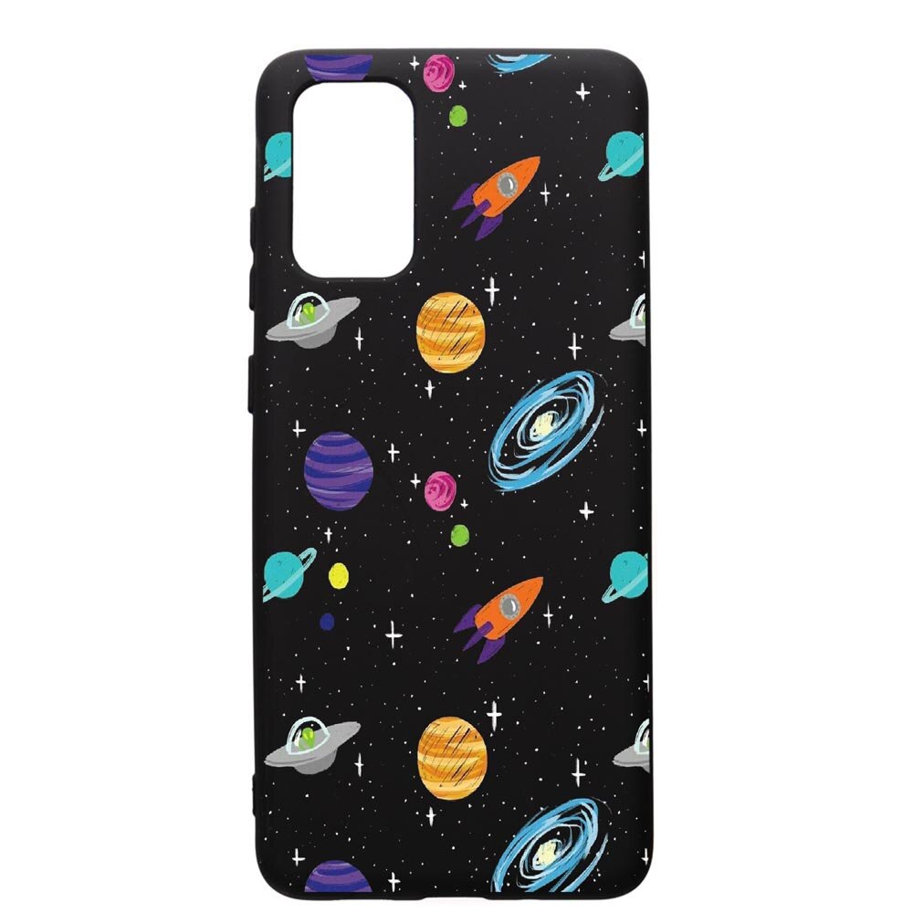 Husa de protectie Samsung Galaxy S20 Plus, Universe, silicon, cu interiorul din material textil, protectie camera, PB466