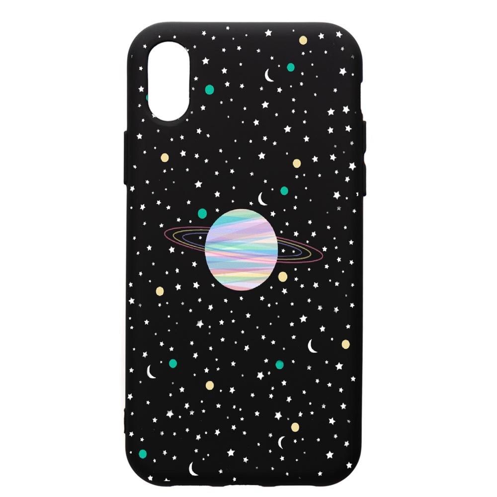 Husa de protectie Huawei Y5 2019, Universe, silicon, cu interiorul din material textil, protectie camera, PB468
