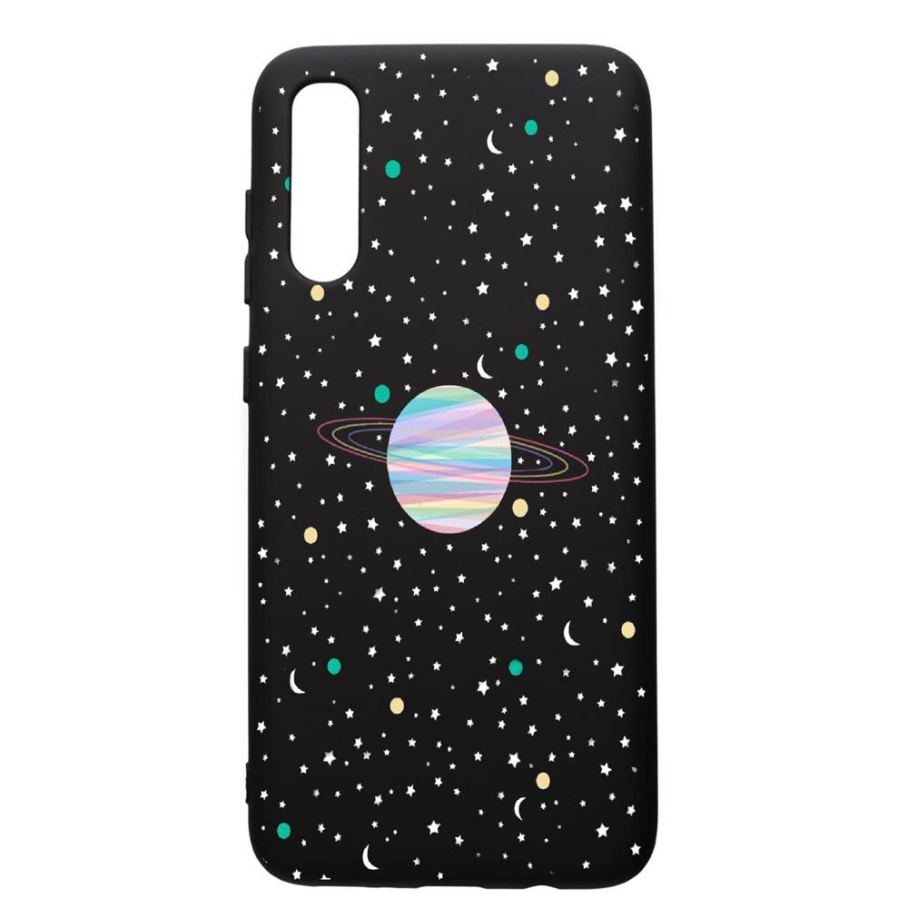 Husa de protectie Samsung Galaxy A50, Universe, silicon, cu interiorul din material textil, protectie camera, PB468