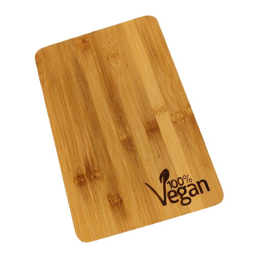 Tocator pirogravat din bambus, 30x20 cm