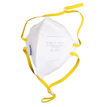 Masca FFP3 cu Valva/Supapa, Filtrare BFE ≥98% , Ambalata individual, Masti Conforme cu CE Masca FFP3 cu Valva/Supapa, Filtrare BFE ≥98% , Ambalata individual, Masti Conforme cu CE