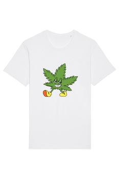 tricou smart wear ilustratie doar menta din bumbac 100 organic hipoalergenic certificat gots masculin alb imagen 12_0_
0