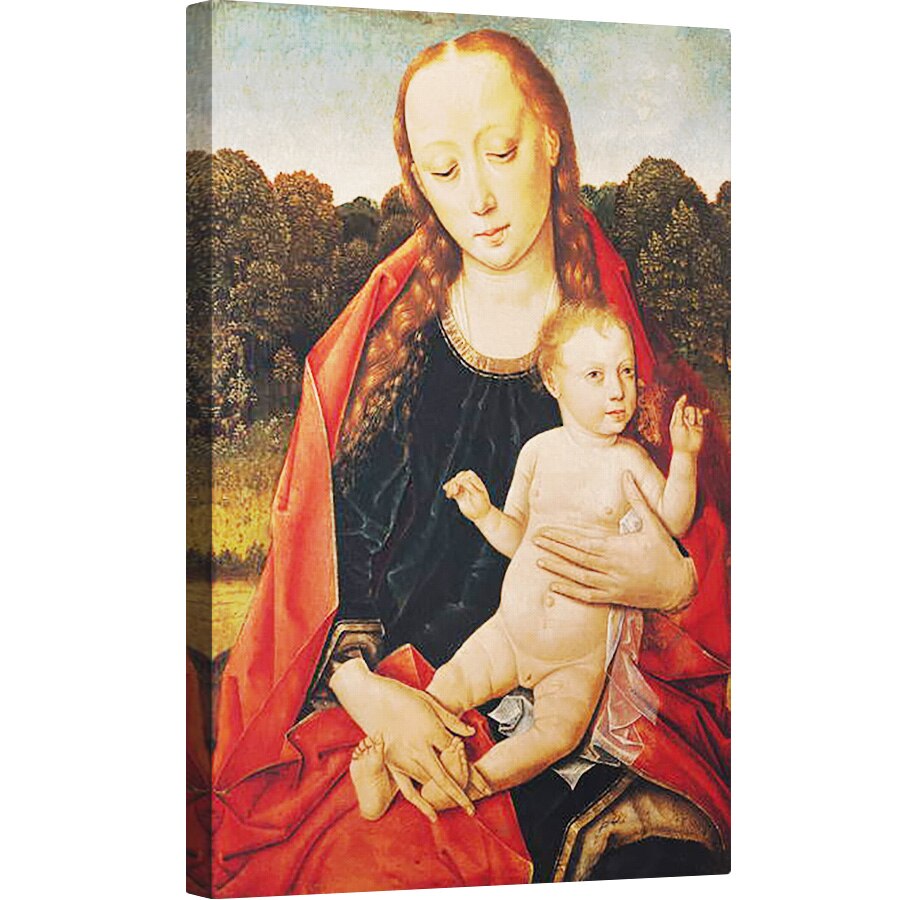 Tablou canvas - Dirck Bouts - Virgin si Copil, 60 x 90 cm