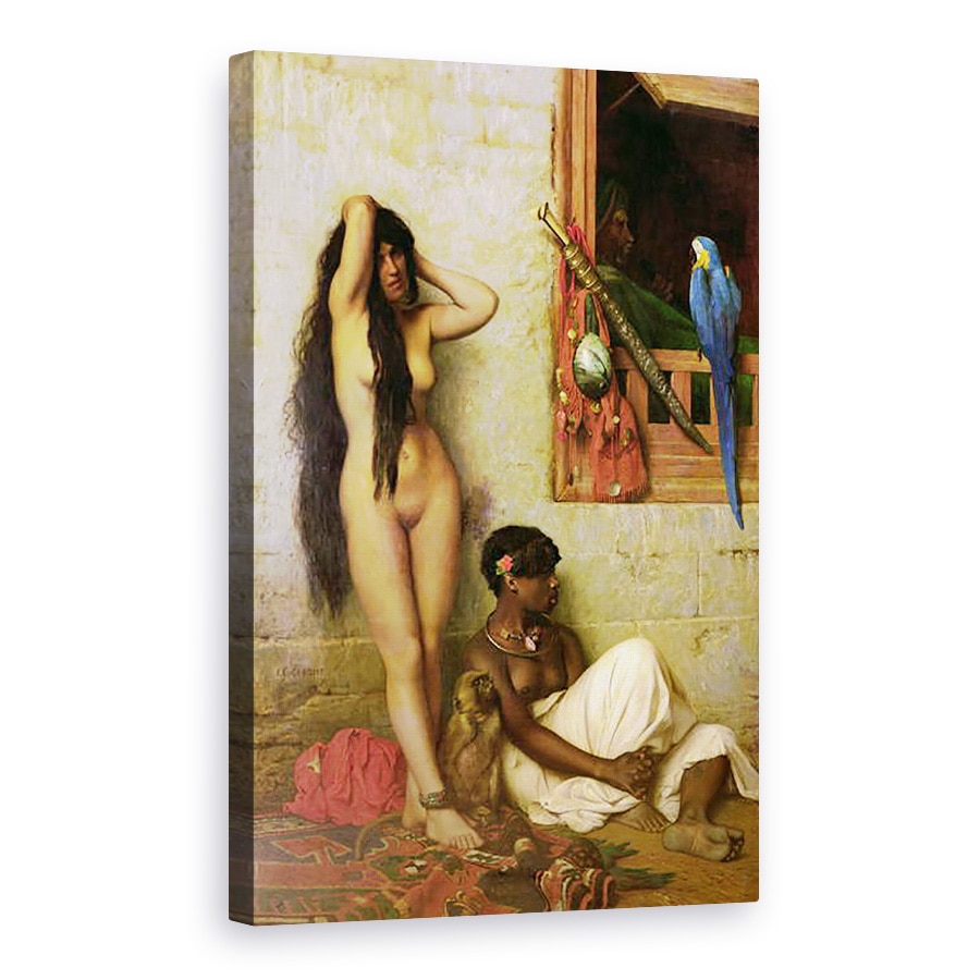 Tablou canvas - Jean Leon Gerome - Sclavul de vanzare, 60 x 90 cm