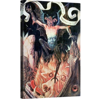 Tablou canvas - Hans Memling - Iadul, panoul din dreapta din Triptic al vanitatii pamantesti si al Mantuirii Divine, 60 x 90 cm Tablou canvas - Hans Memling - Iadul, panoul din dreapta din Triptic al vanitatii pamantesti si al Mantuirii Divine, 60 x 90 cm