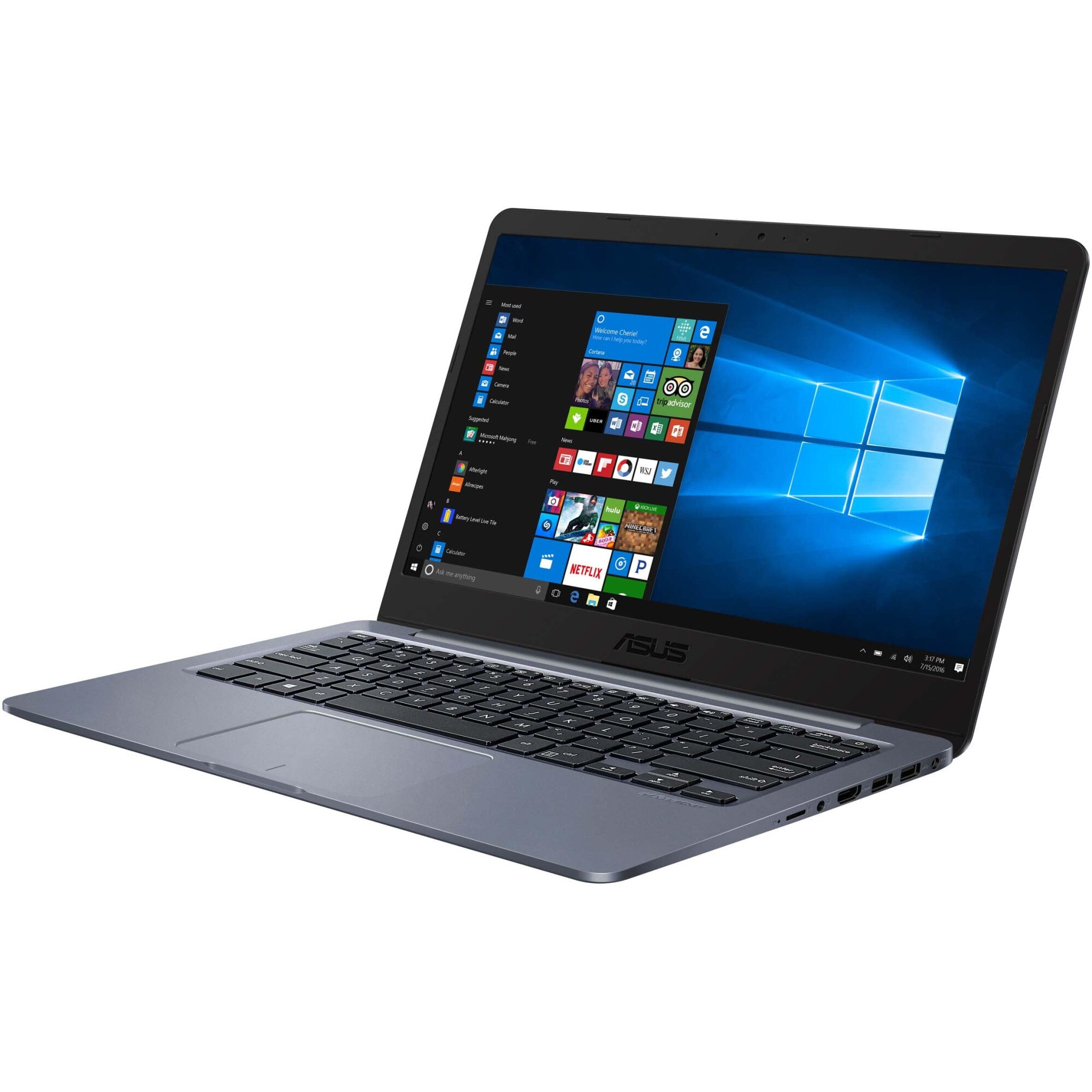 Laptop ASUS E406NA cu procesor Intel® Celeron® N3350 pana la 2.40