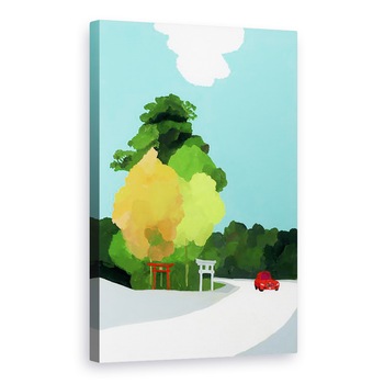 Tablou canvas - Hiroyuki Izutsu - Saltare, 80 x 120cm Tablou canvas - Hiroyuki Izutsu - Saltare, 80 x 120cm