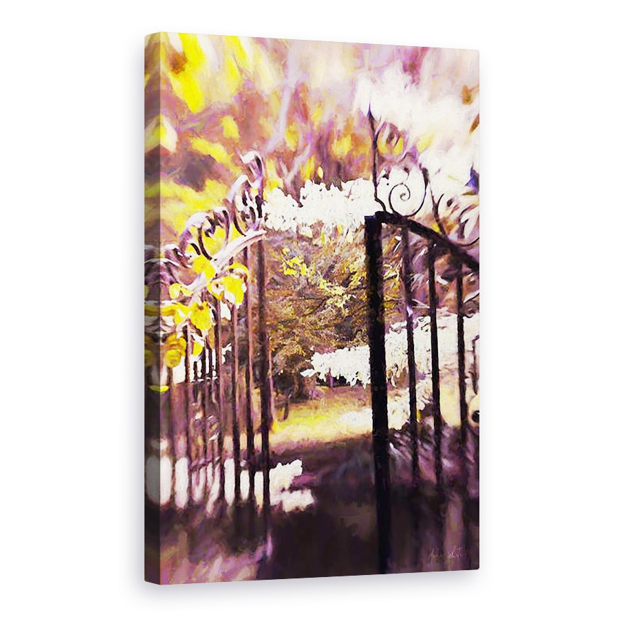 Tablou canvas - Helen White - in gradina, 2018, 40 x 60 cm