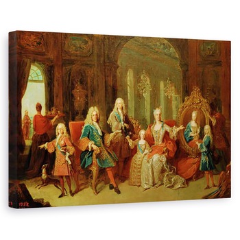 Tablou canvas - Jean Ranc - Familia lui Filip al V-lea 1683-1746 de Bourbon, 80 x 120cm Tablou canvas - Jean Ranc - Familia lui Filip al V-lea 1683-1746 de Bourbon, 80 x 120cm