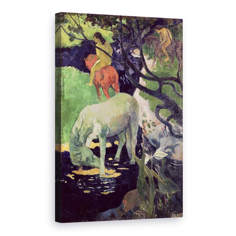 Tablou canvas - Paul Gauguin - Calul Alb, 40 x 60 cm