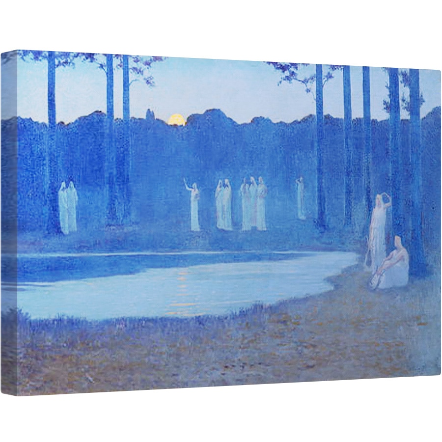 Tablou canvas - Alphonse Osbert - Cantecele noptii, 40 x 60 cm