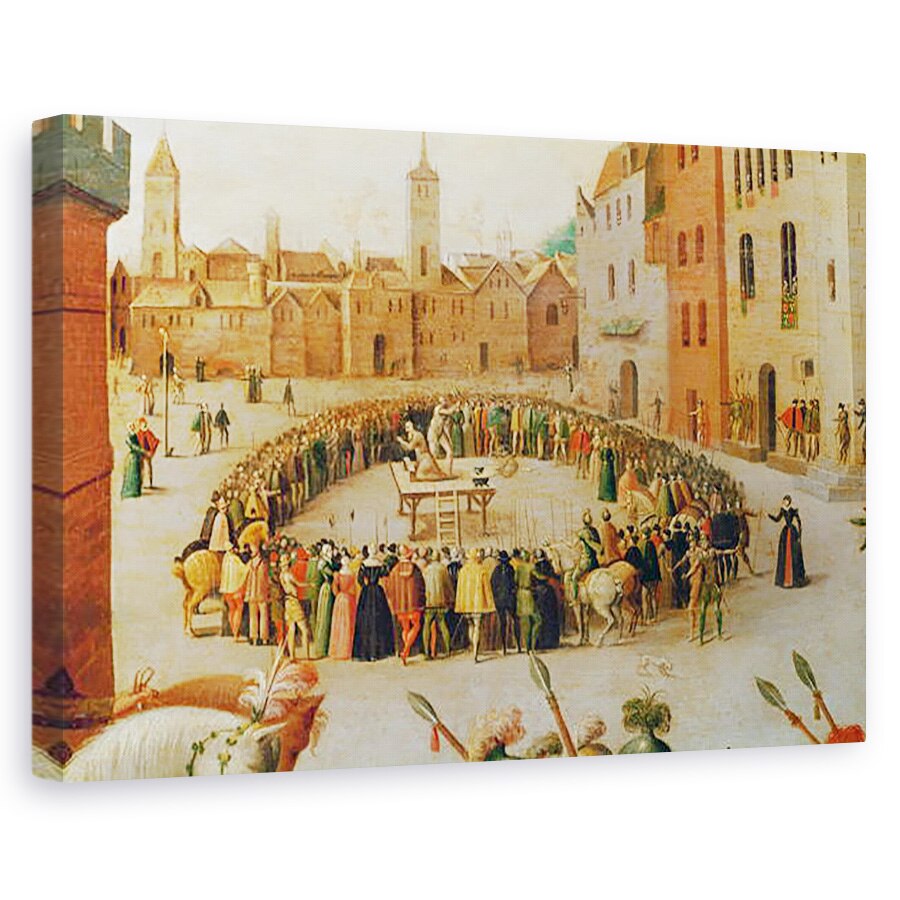 Tablou canvas - Antoine Caron - Executarea lui Sir Thomas More in 1535, 80 x 120cm