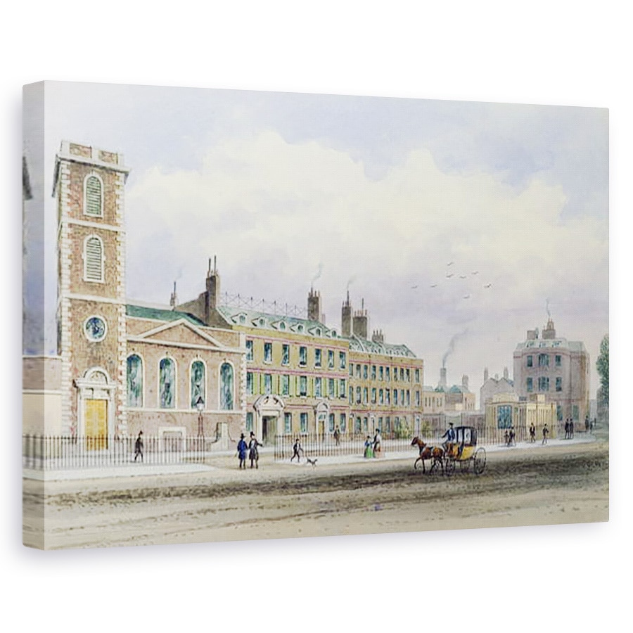 Tablou canvas - Thomas Hosmer Shepherd - Biserica Sfantul Toma, Southwark, 40 x 60 cm