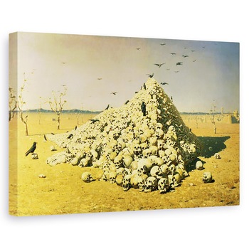 Tablou canvas - Vasili Vasilievich Vereshchagin - O alegorie a razboiului din 1871, 60 x 90 cm Tablou canvas - Vasili Vasilievich Vereshchagin - O alegorie a razboiului din 1871, 60 x 90 cm