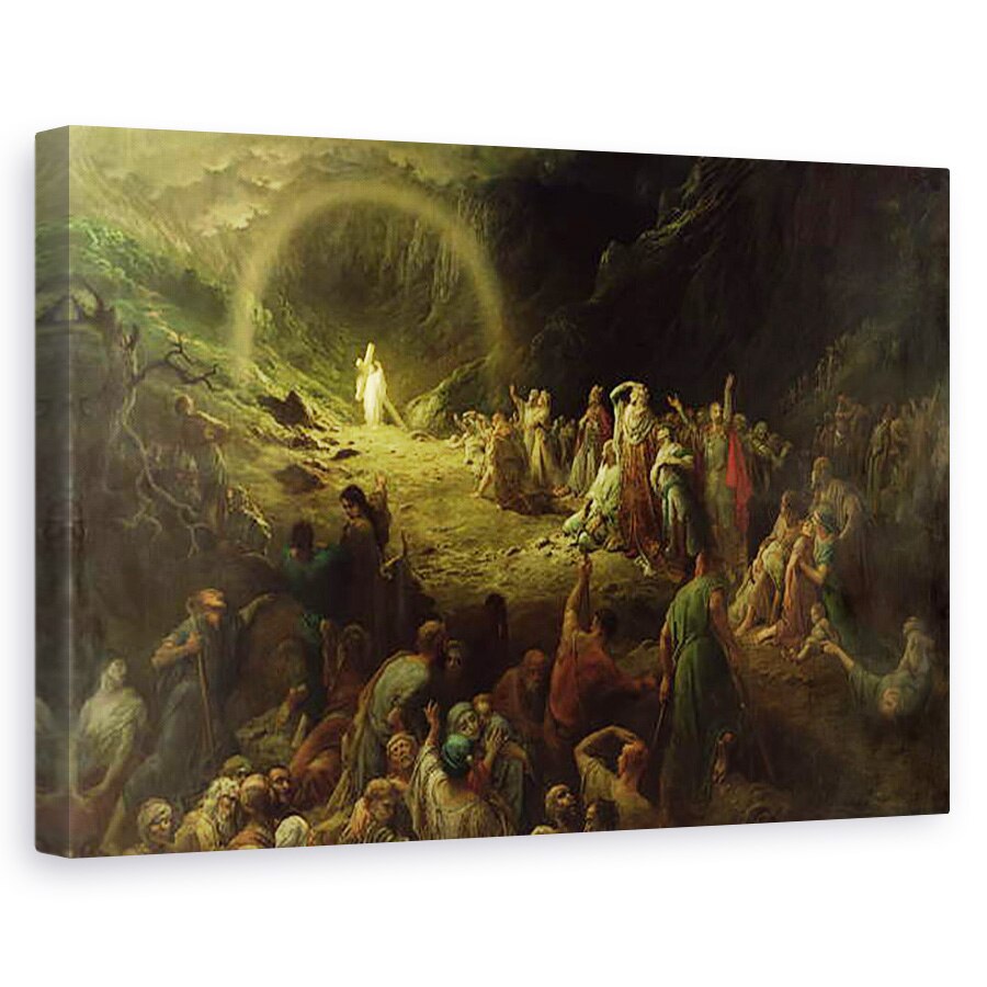 Tablou canvas - Gustave Dore - Valea Lacrimilor, 60 x 90 cm