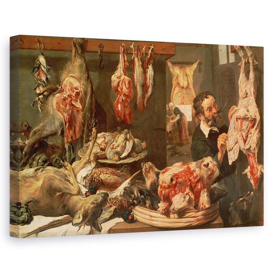 Tablou canvas - Frans Snyders - Macelarul, 40 x 60 cm