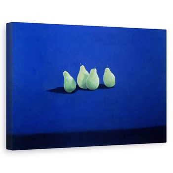 Tablou canvas - Lincoln Seligman - Pere pe o panza albastra, 60 x 90 cm Tablou canvas - Lincoln Seligman - Pere pe o panza albastra, 60 x 90 cm