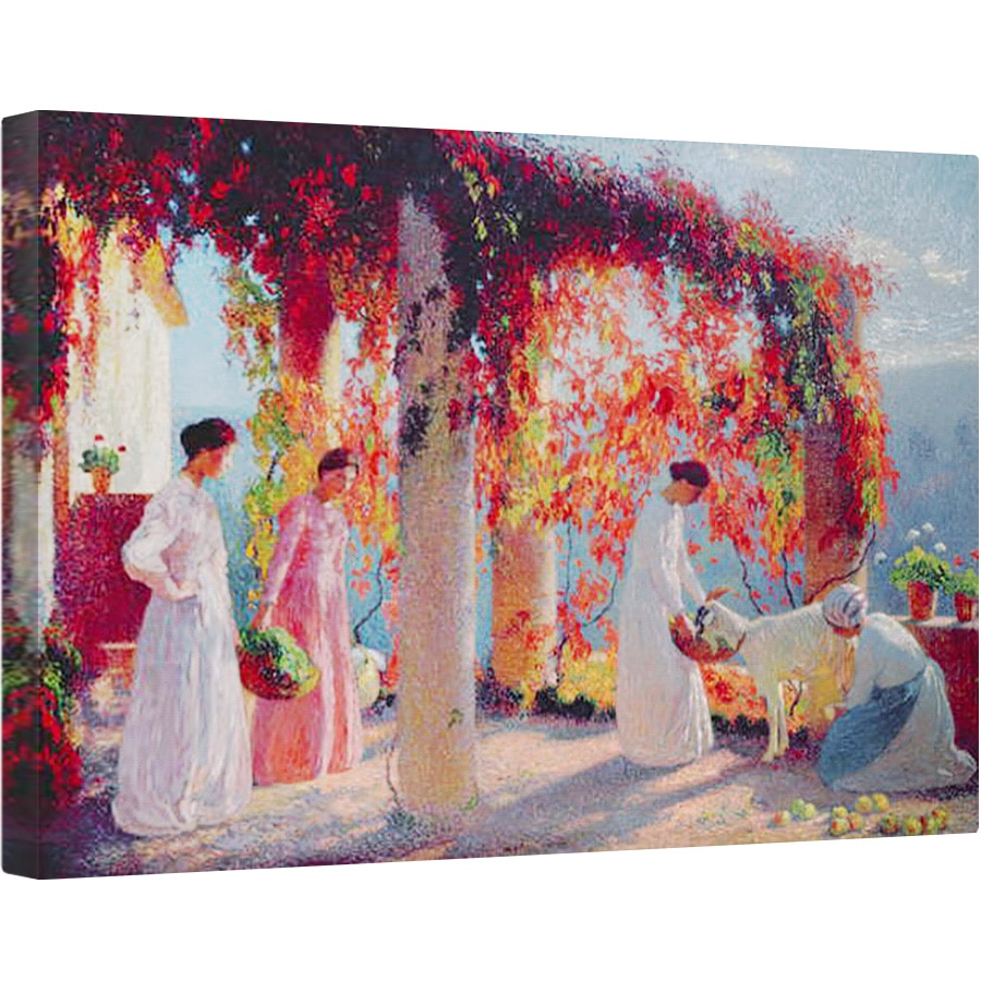 Tablou canvas - Henri Martin - Pergola la Marquayrol, 80 x 120cm