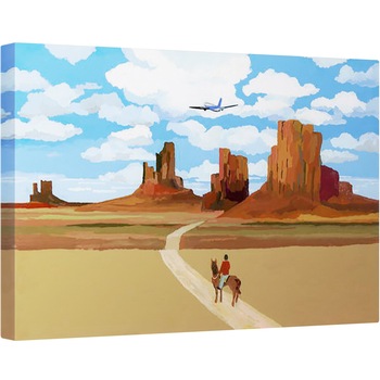 Tablou canvas - Hiroyuki Izutsu - Peisaj ca filmul Oh My Darling Clementine, 2016, 40 x 60 cm Tablou canvas - Hiroyuki Izutsu - Peisaj ca filmul Oh My Darling Clementine, 2016, 40 x 60 cm