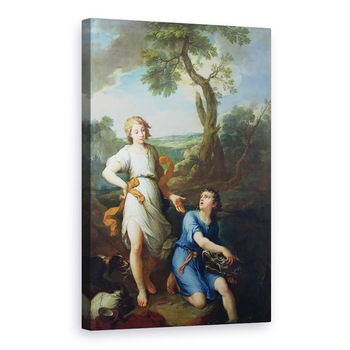 Tablou canvas - Pierre Parrocel - Capturarea pestilor din raul Tigru de catre tanarul Tobias, 80 x 120cm Tablou canvas - Pierre Parrocel - Capturarea pestilor din raul Tigru de catre tanarul Tobias, 80 x 120cm